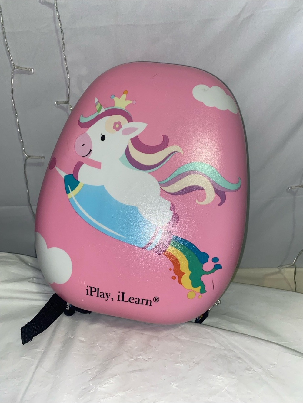iPlay, iLearn Kids Pink Unicorn Backpack - Cute Rainbow Design